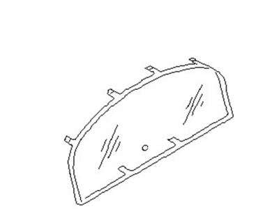 قطعه اصلی Cover-Front, Combination Meter فابریک نیسان (جلو)