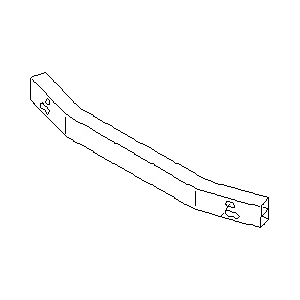 قطعه اصلی Reinforce-Front Bumper Center, Inner فابریک نیسان (جلو)