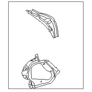 قطعه اصلی Base-Rear Combination Lamp, RH فابریک نیسان (سمت راست – عقب)