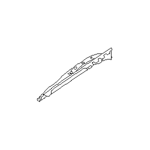 سرشاسی بالا سمت راست نیسان ماکسیما استوک اصلی OEM کد 64110-2Y900