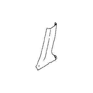 قطعه اصلی Garnish-Center Pillar, Lower LH فابریک نیسان (سمت چپ – پایین)