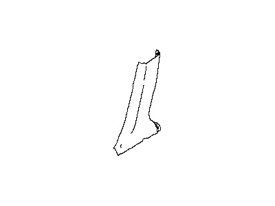 قطعه اصلی Garnish-Center Pillar, Lower LH فابریک نیسان (سمت چپ - پایین)