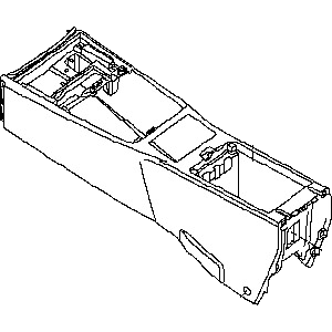 قطعه اصلی Body-Console فابریک نیسان