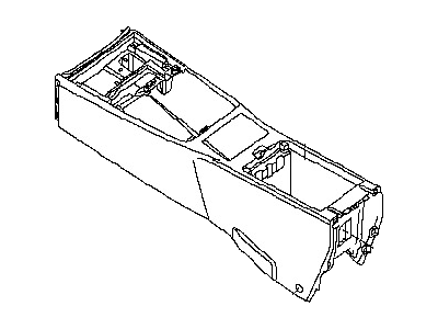 قطعه اصلی Body-Console فابریک نیسان
