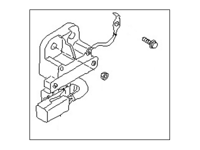 قطعه اصلی Sensor Assy-Side Air Bag, RH فابریک نیسان (سمت راست)