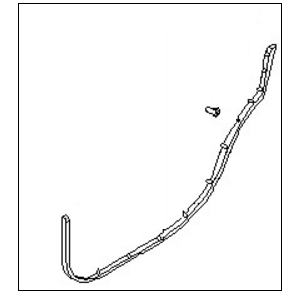قطعه اصلی Weatherstrip-Rear Door, LH فابریک نیسان (سمت چپ – عقب)