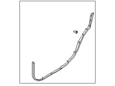 قطعه اصلی Weatherstrip-Rear Door, LH فابریک نیسان (سمت چپ - عقب)