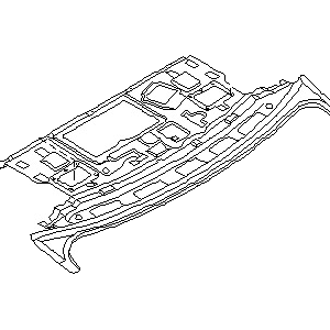 قطعه اصلی Shelf Assy-Parcel, W/Rear Waist فابریک نیسان (عقب)