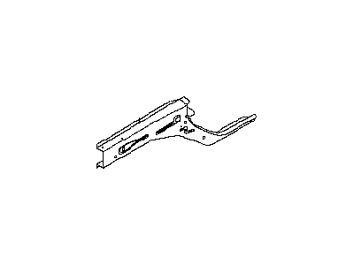 قطعه اصلی Member-Side, Front RH فابریک نیسان (سمت راست - جلو)
