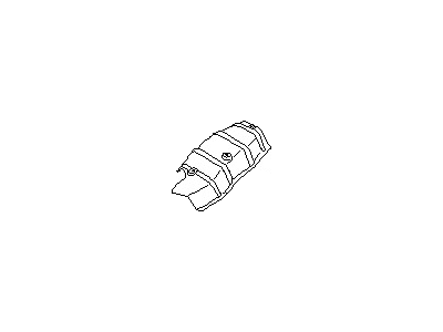 عایق حرارتی کف جلو نیسان ماکسیما استوک اصلی OEM کد 74753-2Y000