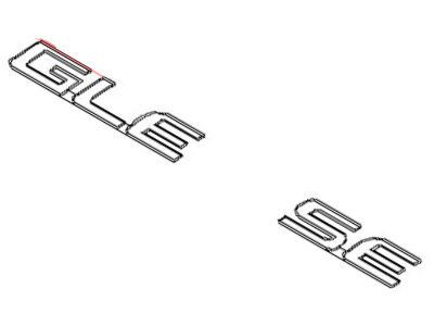 قطعه اصلی Emblem-Trunk Lid فابریک نیسان