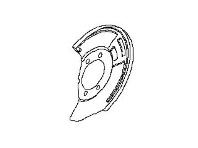 قطعه اصلی Baffle Plate فابریک نیسان
