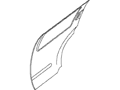 قطعه اصلی Panel-Rear Door, Outer LH فابریک نیسان (سمت چپ - عقب)
