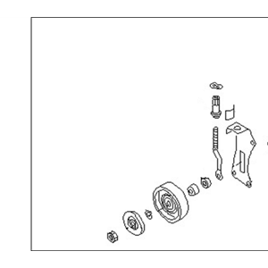 قطعه اصلی Pulley Assy-Idler, Compressor فابریک نیسان