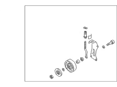 قطعه اصلی Pulley Assy-Idler, Compressor فابریک نیسان