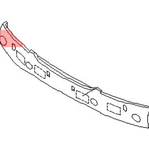 قطعه اصلی Absorber-Energy, Front Bumper فابریک نیسان (جلو)