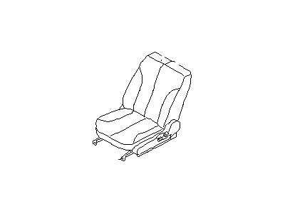 قطعه اصلی Seat Assy-Front, LH فابریک نیسان (سمت چپ - جلو)