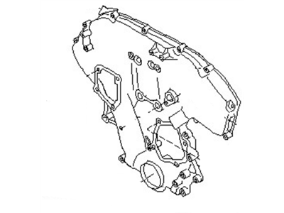 قطعه اصلی Cover Assy-Front, Timing Chain فابریک نیسان (جلو)