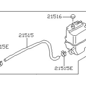 قطعه اصلی Tank Assy-Radiator Reservoir فابریک نیسان