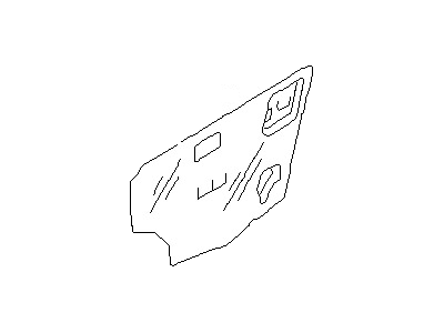 قطعه اصلی Screen-Sealing, Front LH فابریک نیسان (سمت چپ - جلو)