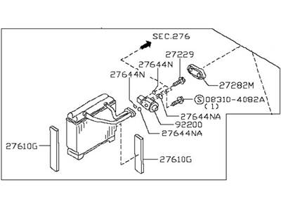 قطعه اصلی Evaporator Assy-Cooler فابریک نیسان