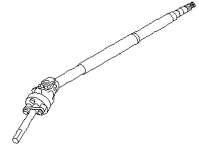 قطعه اصلی Shaft Assy-Steering Column, Upper فابریک نیسان (بالا)