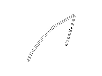 قطعه اصلی Glass Run Rubber-Front Door, RH فابریک نیسان (سمت راست - جلو)