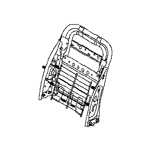 قطعه اصلی Frame Assy-Back, Front Seat فابریک نیسان (جلو)