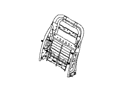 قطعه اصلی Frame Assy-Back, Front Seat فابریک نیسان (جلو)