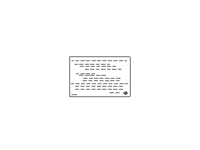 قطعه اصلی Label-Information, Parts Content فابریک نیسان