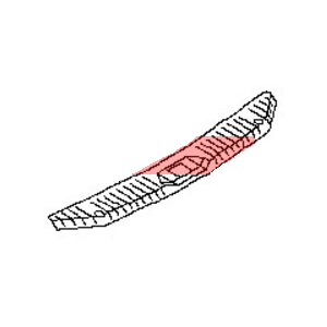 قطعه اصلی Plate-Trunk, Rear RH فابریک نیسان (سمت راست – عقب)