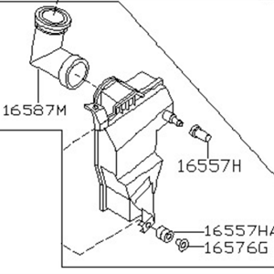 قطعه اصلی Resonator Assy-Air فابریک نیسان