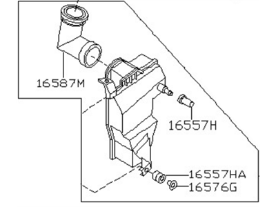 قطعه اصلی Resonator Assy-Air فابریک نیسان