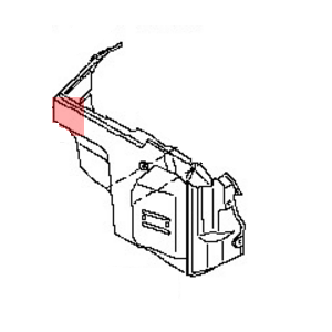 قطعه اصلی Finisher-Rear Wheel House, Rear LH فابریک نیسان (سمت چپ – عقب)