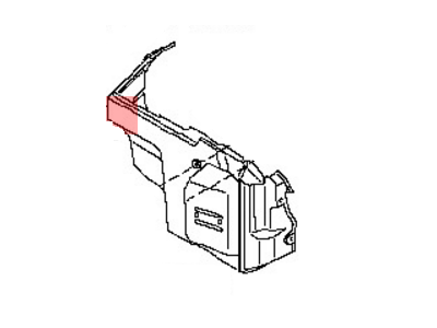 قطعه اصلی Finisher-Rear Wheel House, Rear LH فابریک نیسان (سمت چپ - عقب)