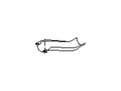 قطعه اصلی Heat Insulator-Exhaust Tube, Center Lower فابریک نیسان (پایین)