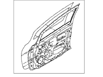 قطعه اصلی Door Assy-Front, RH فابریک نیسان (سمت راست - جلو)