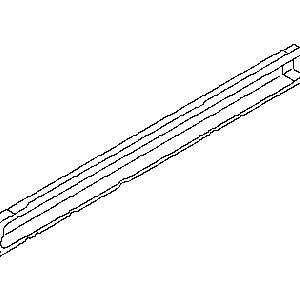 قطعه اصلی Sill-Inner, LH فابریک نیسان (سمت چپ)