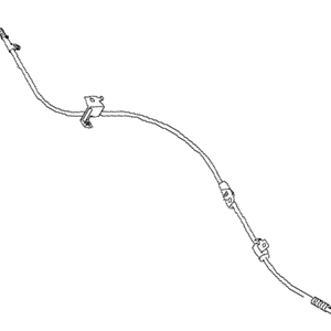 سیم ترمز دستی چرخ عقب راست