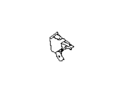براکت توری زیر شیشه جلو (کاول تاپ) سمت راست نیسان ماکسیما استوک اصلی OEM کد 66324-4Y900