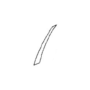 قطعه اصلی Tape-Rear Door Outside, LH فابریک نیسان (سمت چپ – عقب)