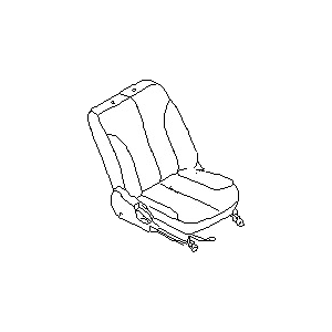 قطعه اصلی Seat Assy-Front, RH فابریک نیسان (سمت راست – جلو)