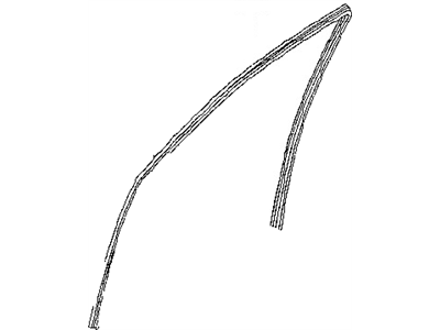 قطعه اصلی Glass Run Rubber-Front Door, LH فابریک نیسان (سمت چپ - جلو)