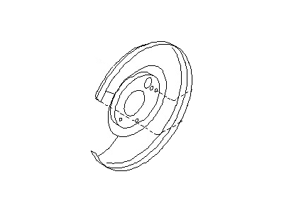 قطعه اصلی Baffle Plate فابریک نیسان