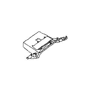 قاب زیر داشبورد نیسان ماکسیما استوک اصلی OEM کد 68108-5Y760