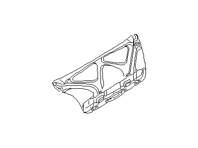 قطعه اصلی Finisher-Trunk Lid فابریک نیسان