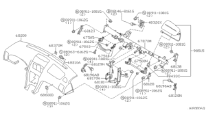 Instrument Panel,Pad & Cluster Lid