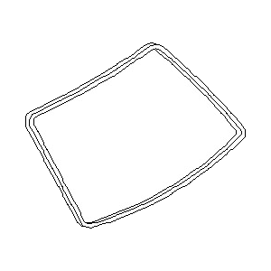 قطعه اصلی Moulding-Rear Window فابریک نیسان (عقب)
