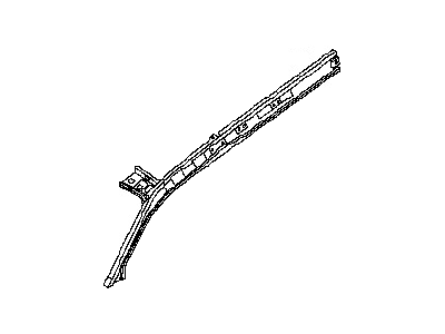 قطعه اصلی Pillar-Front, Inner Lower RH فابریک نیسان (سمت راست - جلو - پایین)