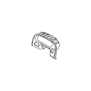 قاب کیلومتر و کنسول میانی داشبورد نیسان ماکسیما استوک اصلی OEM کد 68240-3Y110